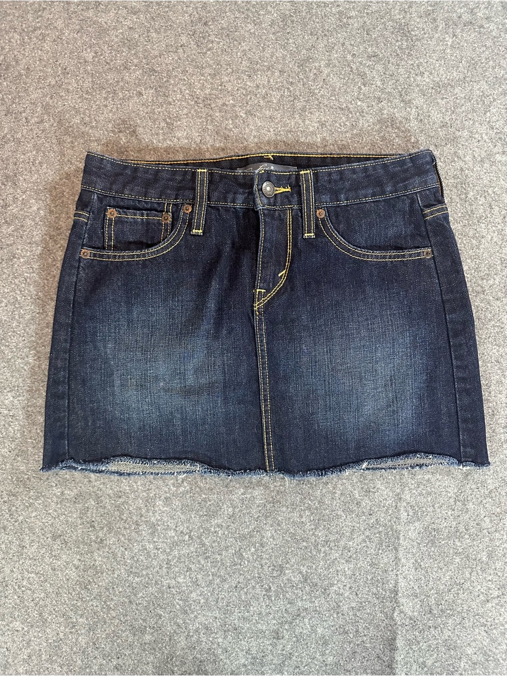 Levi's Dark Denim Mini Skirt